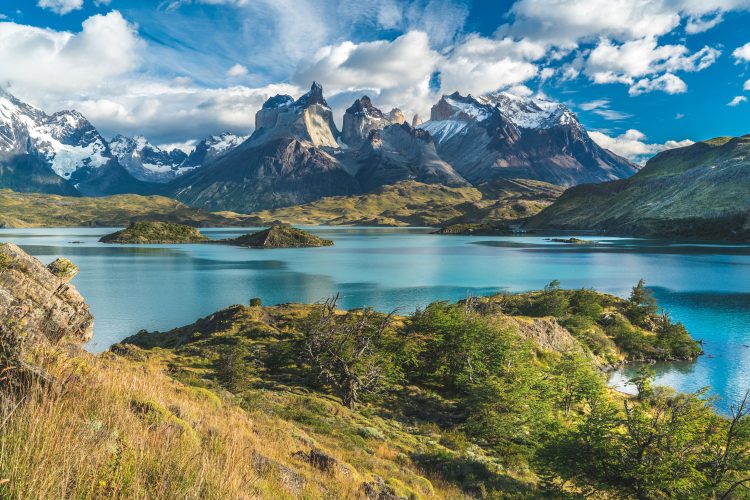 Gigantische Landschaft des Torres del Paine Nationalparks