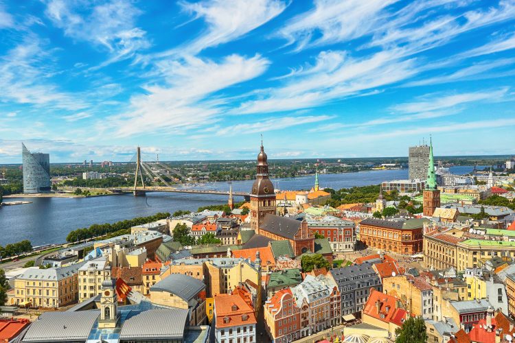 Blick über Riga