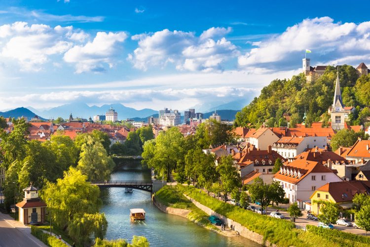 Panorama von Ljubljana