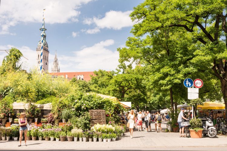 Viktualienmarkt in München 