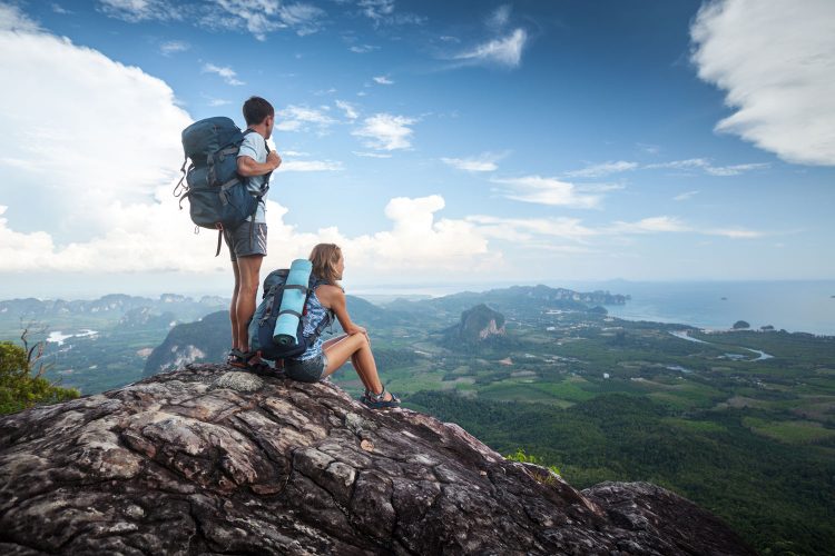 Trekking mit Freunden