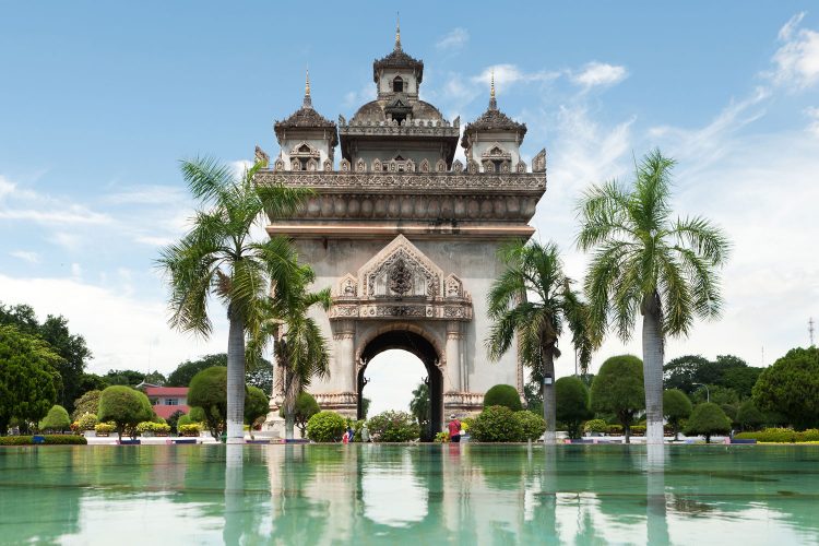 Patuxai in Vientiane, Laos 