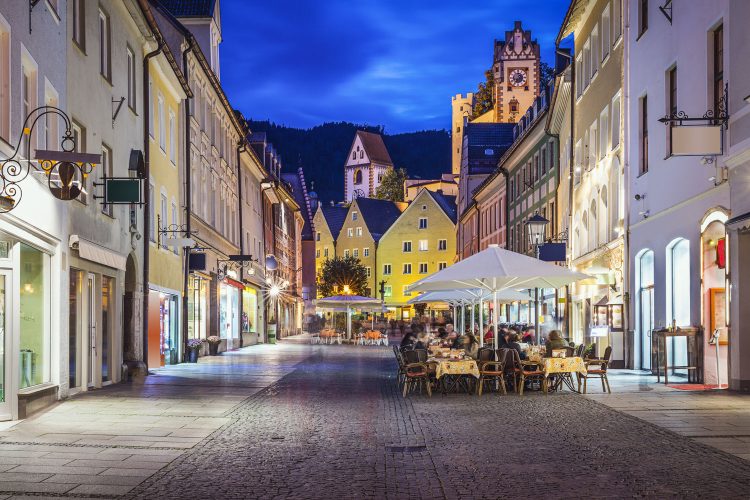 Endpunkt der Reise: Füssen