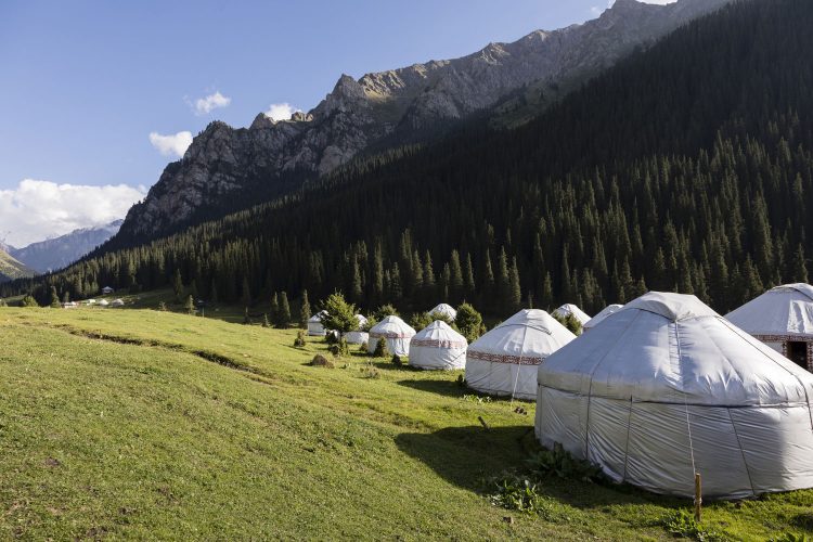 Jurtencamp in Kirgisistan