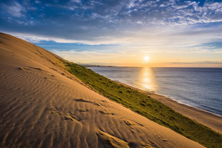 Riesige Dünenlandschaft in Tottori