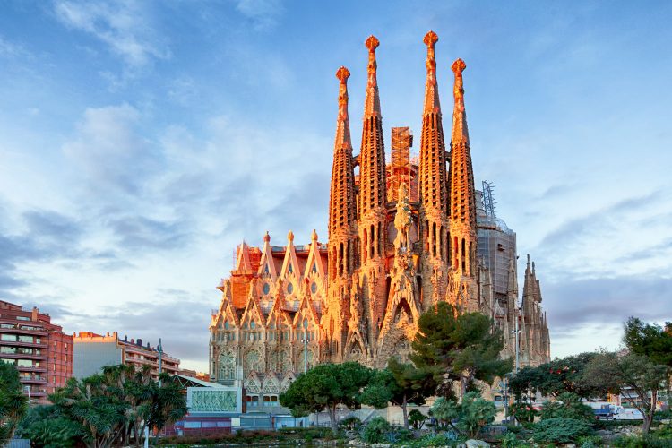 Imposante Kirche La Sagrada Familia