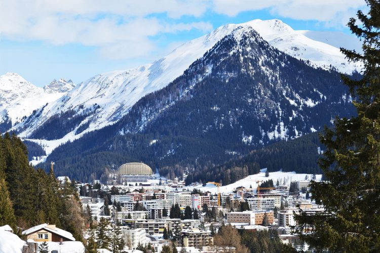 Schweizer Skiresort Davos