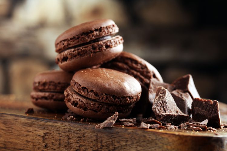 Schokoladige Macarons