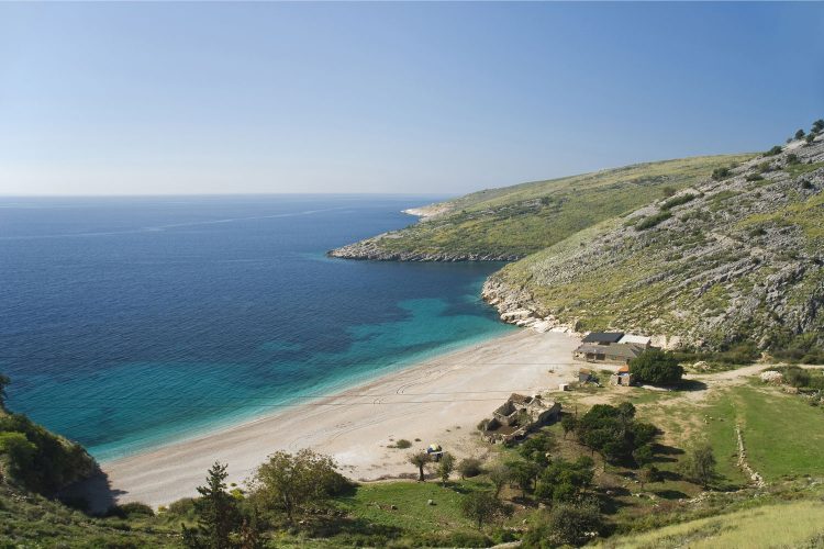 Badestrand in Albanien