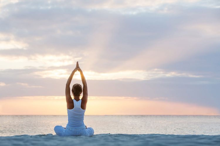 Yoga am Strand