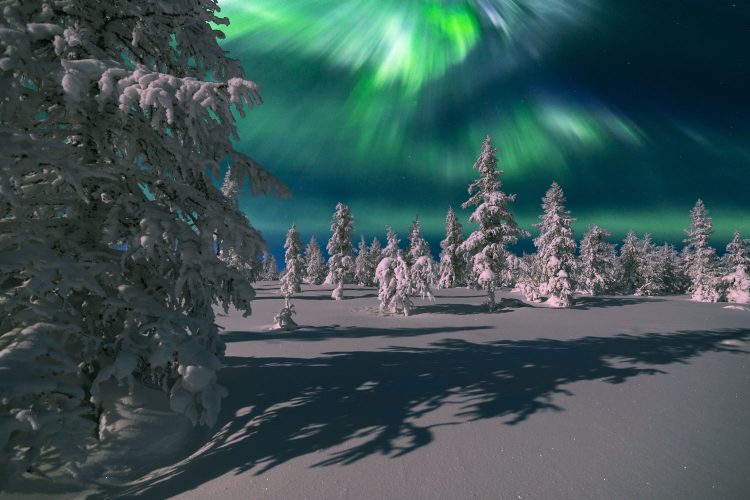 Nordlichter in Finnland