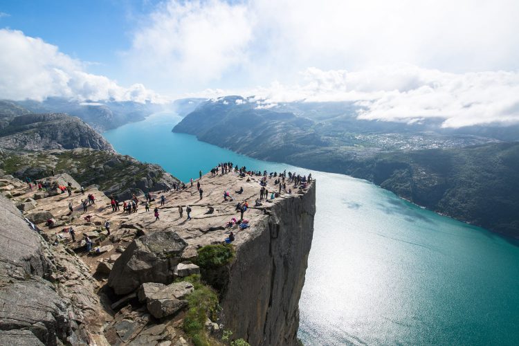 Der "Predigerstuhl" in Norwegen