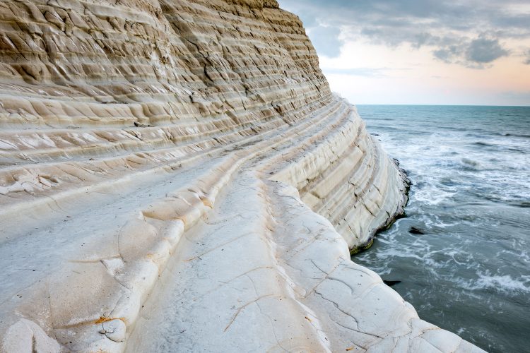 Treppe der Türken an der Küste Sizilien