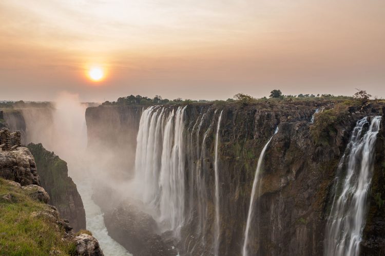 Viktoriafälle in Simbabwe