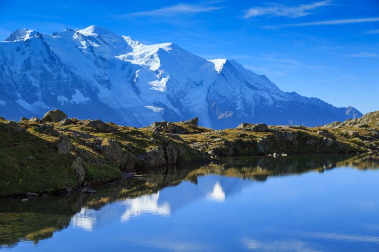 Platz Nr. 7: Der Mont Blanc in Frankreich und Italien