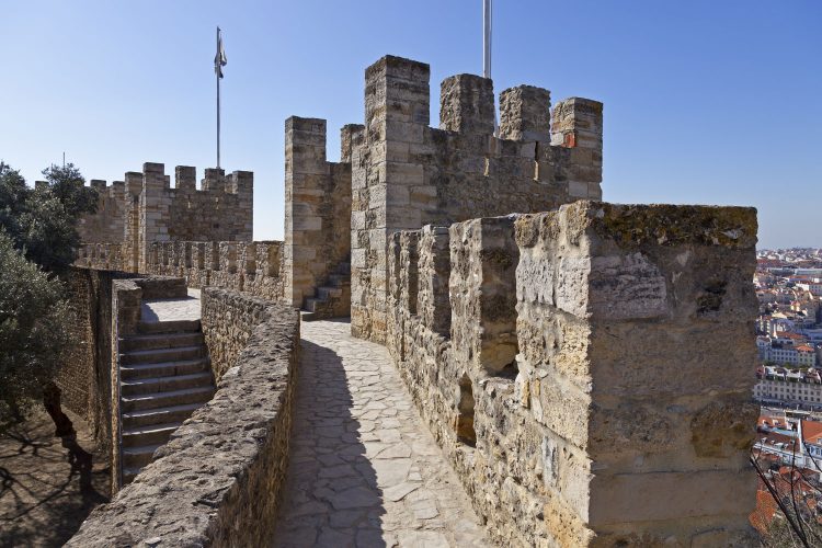 Festungsmauer vom Castelo de São Jorge