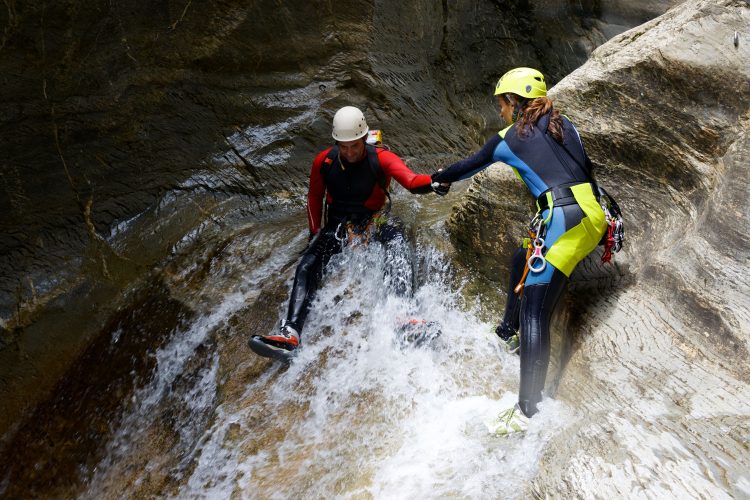 Für Adrenalin-Junkies: Canyoning