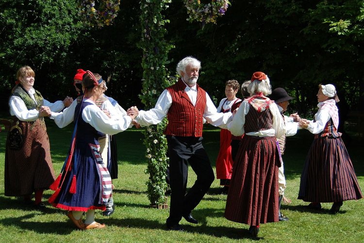 Traditioneller Tanz Schweden 