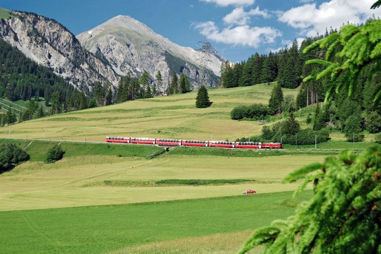 Bernina Express bei Bergün