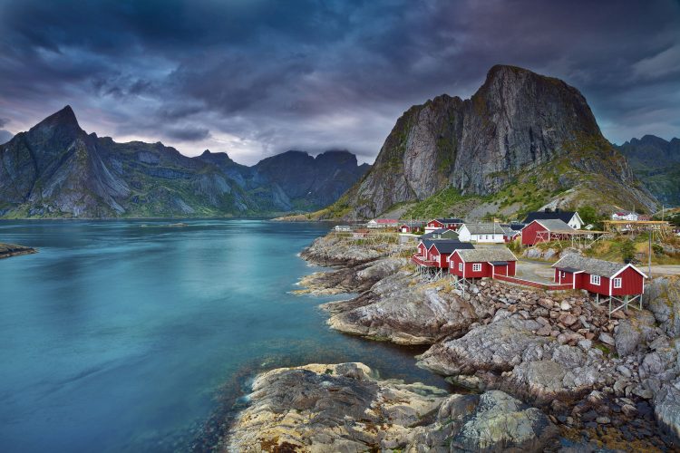 Fischerdorf auf den Lofoten