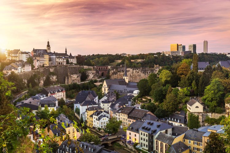 Blick auf Luxemburg