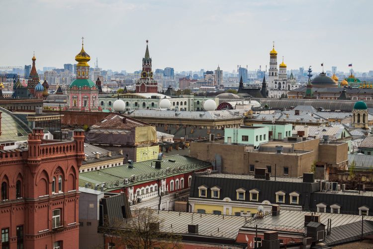 Aussicht über das historische Moskau