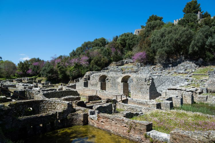 Ruinen in der alten Stadt Butrint