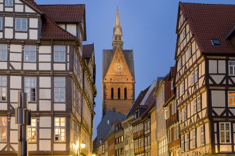 Altstadtviertel mit Blick auf die Marktkirche