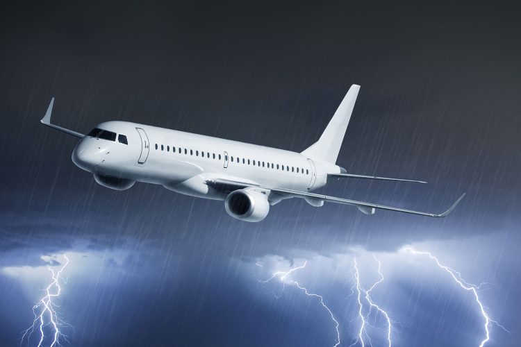 Auch Flugzeuge sind vor Blitzeinschlägen nicht sicher