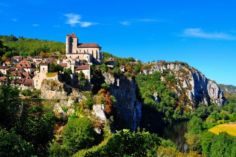 Saint-Cirq-Lapopie an den Klippen