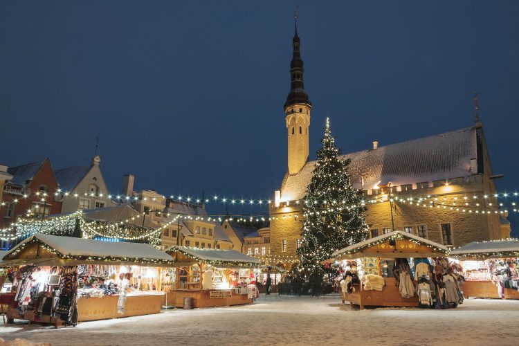 Weihnachtsmarkt in Tallinn