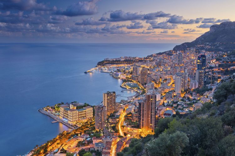 Blick auf Monaco