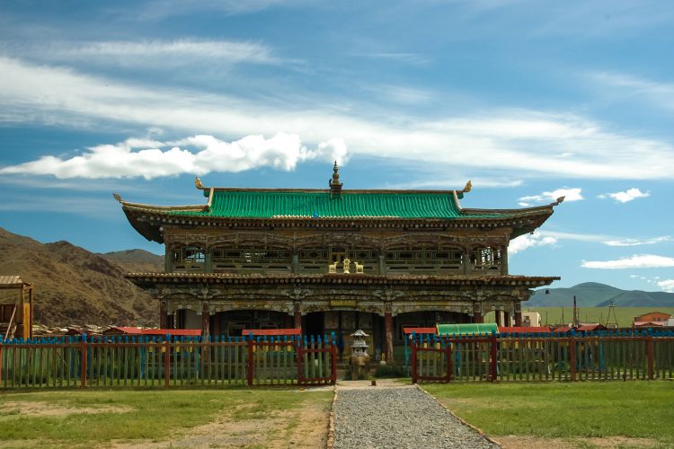 Buddisthisches Kloster in der Mongolei