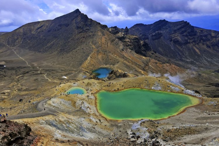 Emerald Lake im Tongariro Nationalpark