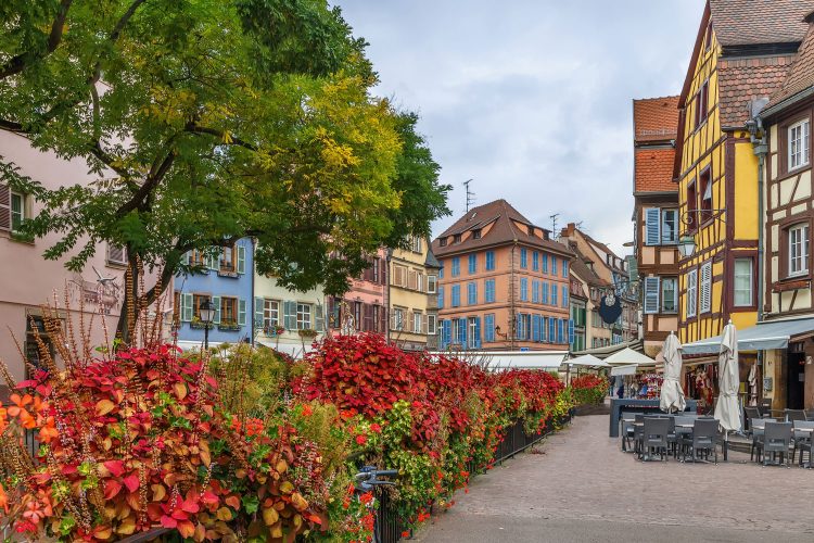 Herbstliche Farben in Colmar