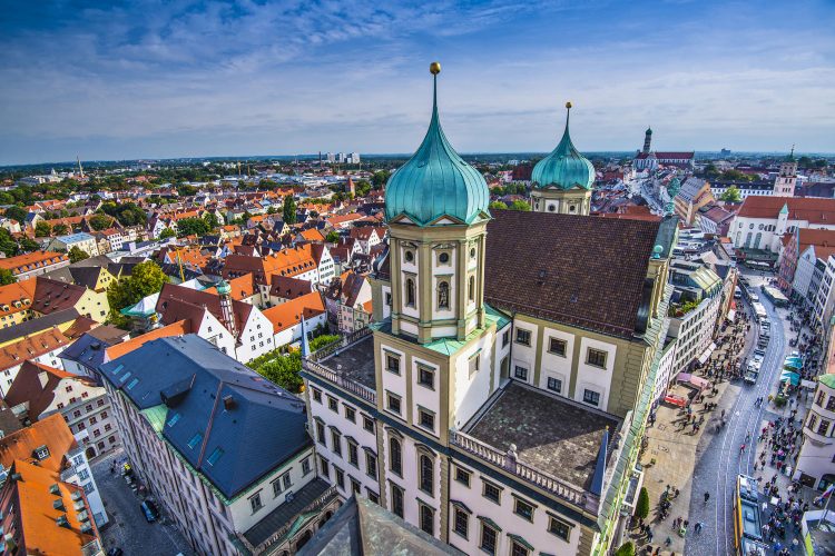 Blick auf Augsburg