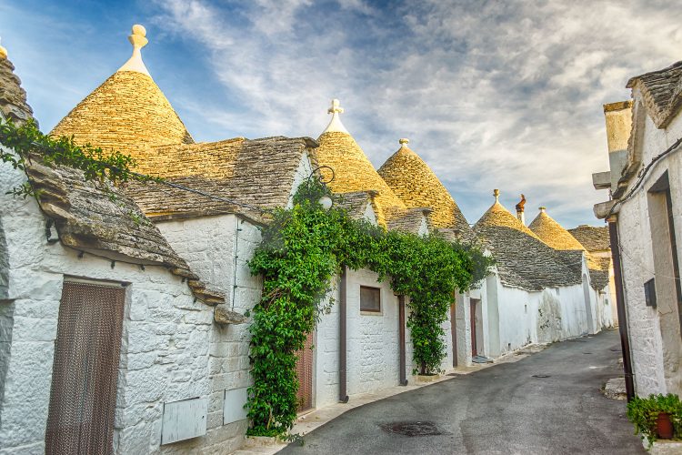 Traditionelle Trulli in Alberobello