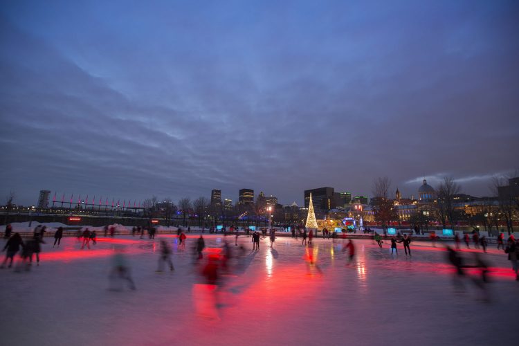 Schlittschuhbahn in Montreal