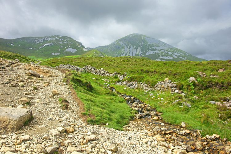 Gipfel des Croagh Partick