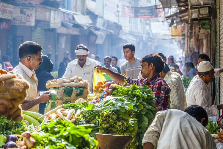 Marktstand in Dehli