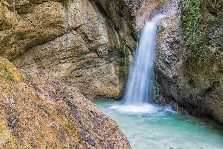 Wasserfall in der Almbachklamm