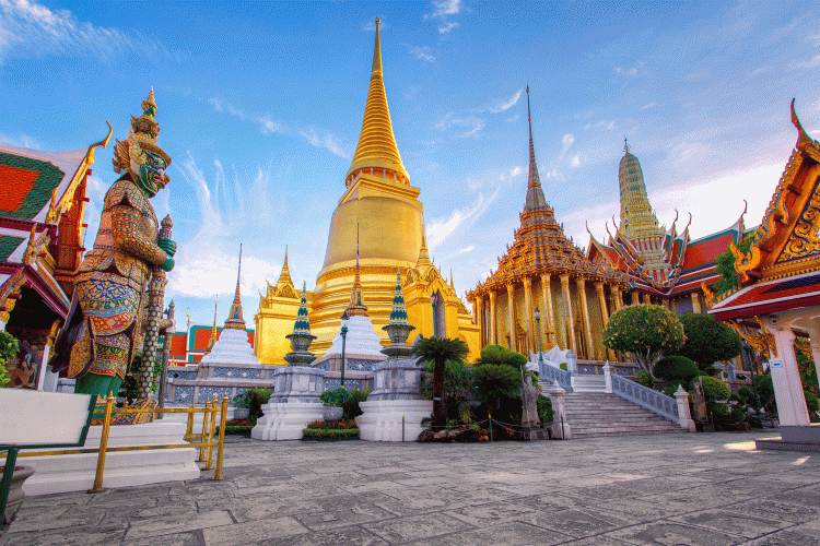 Wat Phra Kaew Tempel in Bangkok